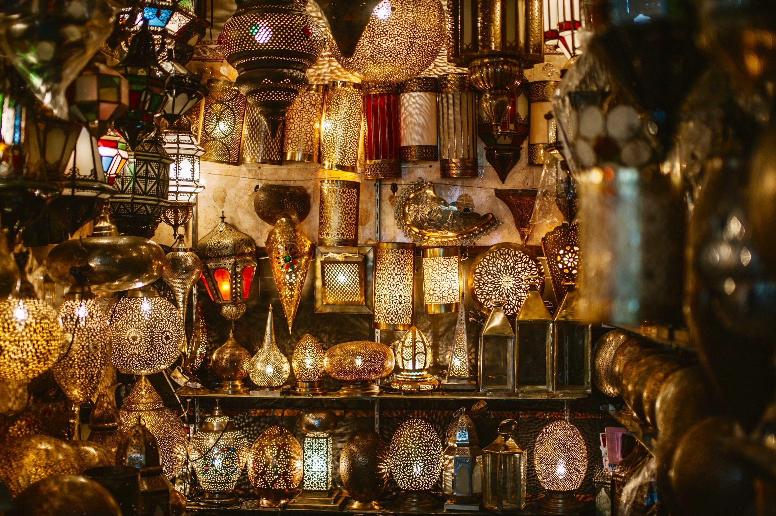 Moroccan Craftsmanship - Traditional lanterns and metalwork